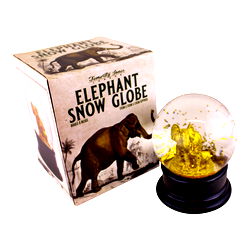 Golden Elephant Snow Globe Golden Elephant Snow Globe