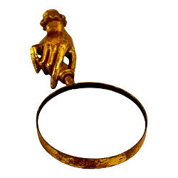 Gold Metal Magnifying Glass, Boho Style Gold Metal Magnifying Glass, Boho Style