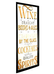 Vintage Style Wines Mirror Vintage Style Wines Mirror