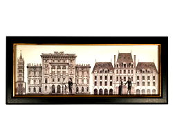 Black Framed Monochrome Architecture Print Black Framed Monochrome Architecture Print