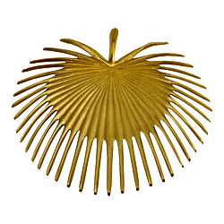 Leaf Shape Gold Metal Decorative Plate Leaf Shape Gold Metal Decorative Plate