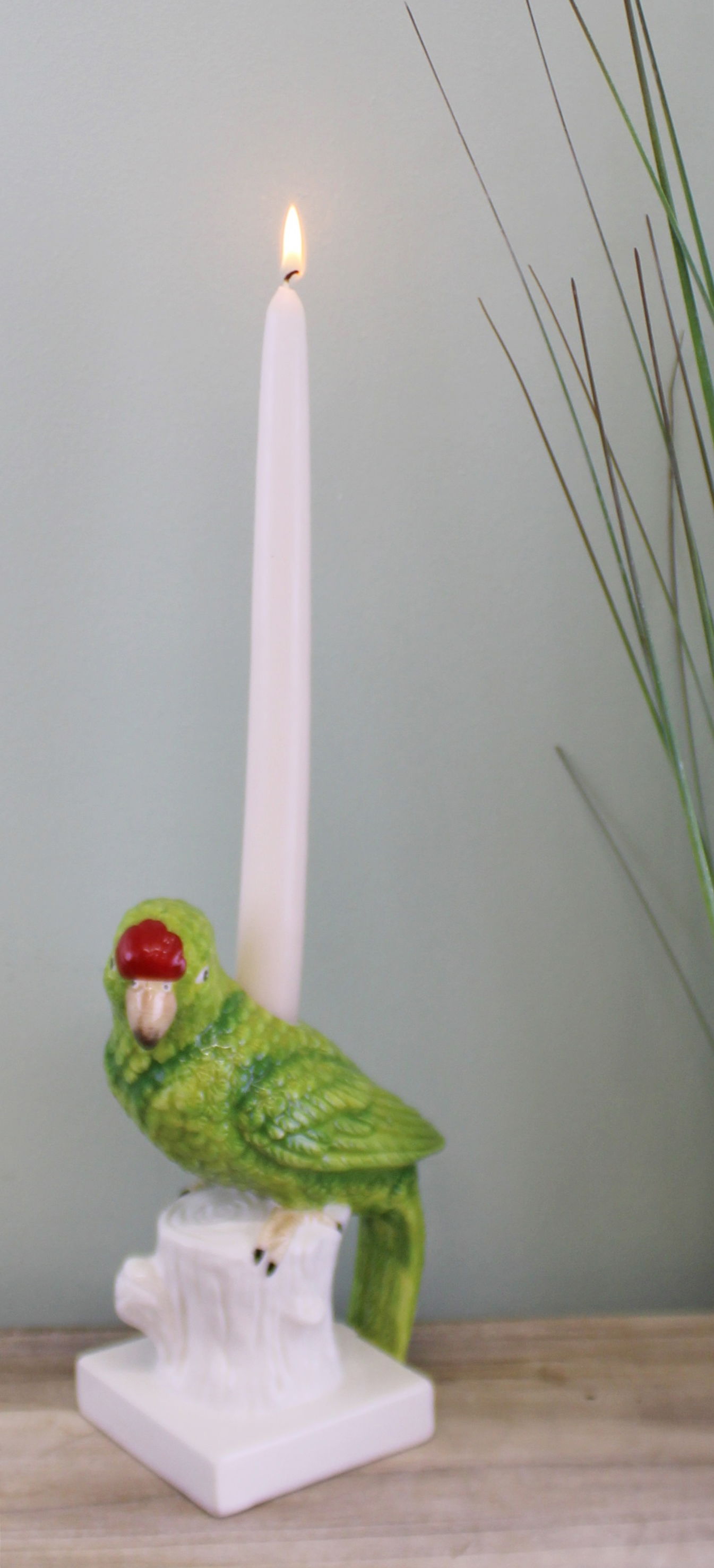 Ceramic Parrot Candle Holder Ceramic Parrot Candle Holder