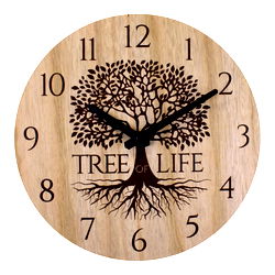 Small Tree Of Life Clock, 30cm. Small Tree Of Life Clock, 30cm.