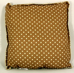Brown Polka Dot Cushion Brown Polka Dot Cushion