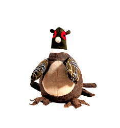Fabric Pheasant Door Stop Fabric Pheasant Door Stop