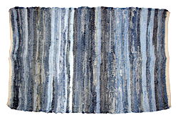 Striped Denim Mat Striped Denim Mat