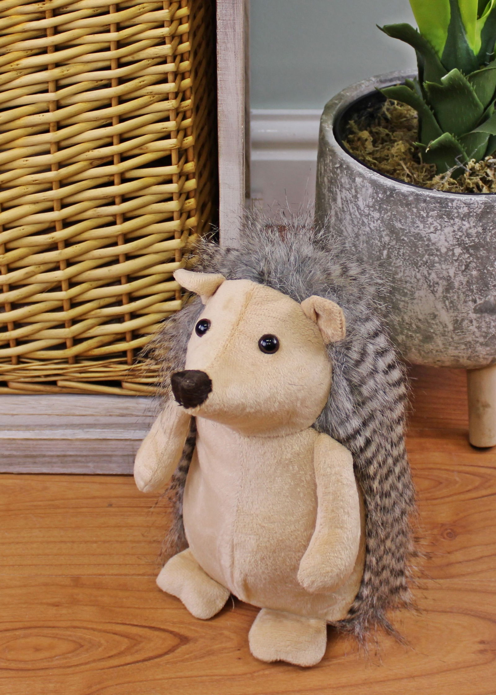 Hedgehog Doorstop with Brown Body Hedgehog Doorstop with Brown Body