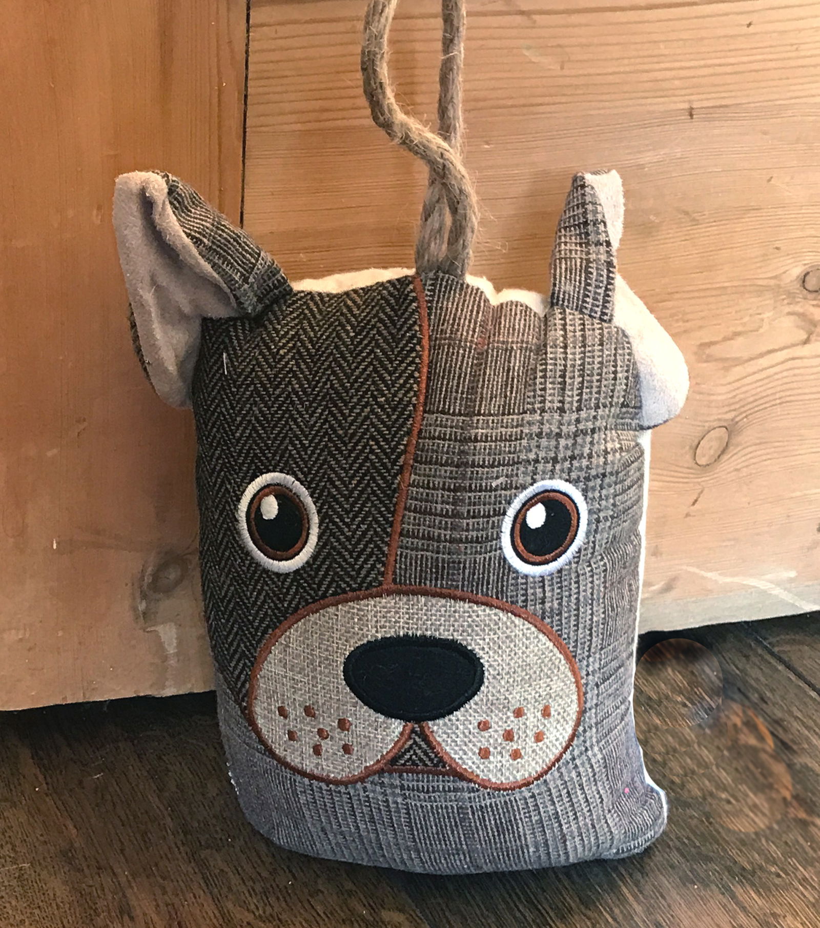 Dog Head Dorrstop - Half Tweed Dog Head Dorrstop - Half Tweed