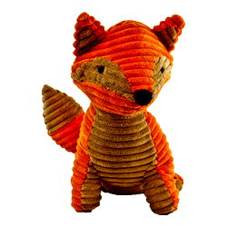 Ribbed Fabric Fox Door Stop, 30cm Ribbed Fabric Fox Door Stop, 30cm