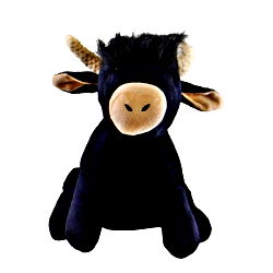 Highland Cow Doorstop, Black Highland Cow Doorstop, Black