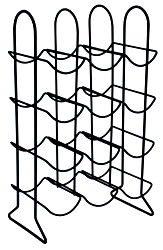 Black Metal 12 Bottle Wine Rack Black Metal 12 Bottle Wine Rack