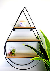 Teardrop Shelving Unit, Three Shelves Teardrop Shelving Unit, Three Shelves