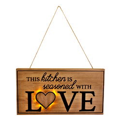 3D LED Kitchen Wall Hanging Plaque 3D LED Kitchen Wall Hanging Plaque