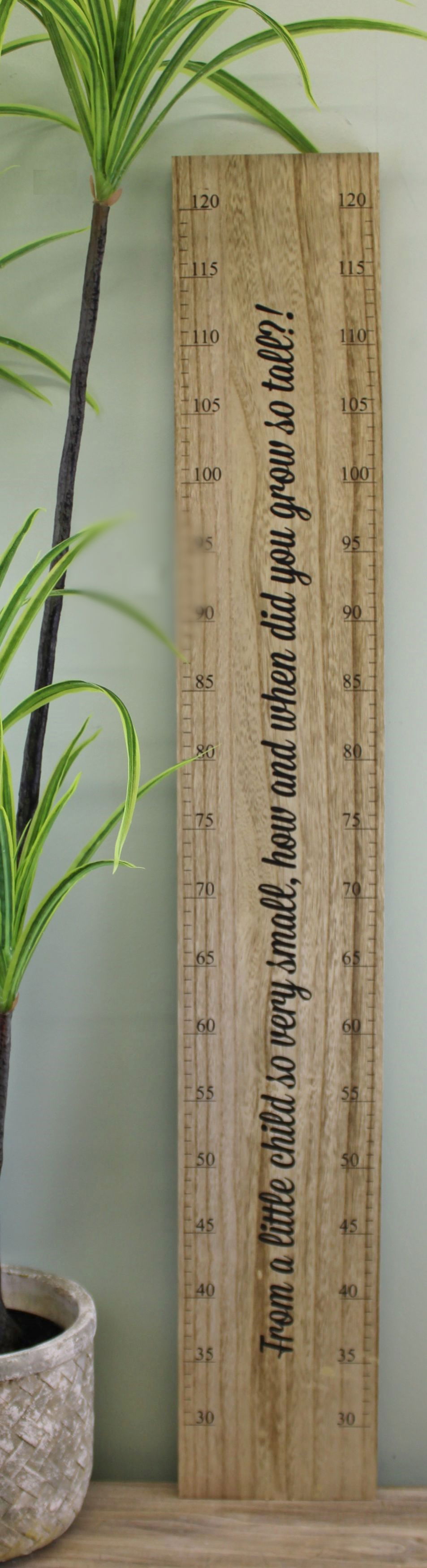 Height Chart Wall Plaque, How Did You Grow So Tall?, 100cm Height Chart Wall Plaque, How Did You Grow So Tall?, 100cm