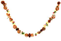 Fir Cone Botanical Christmas Garland 150cm Fir Cone Botanical Christmas Garland 150cm