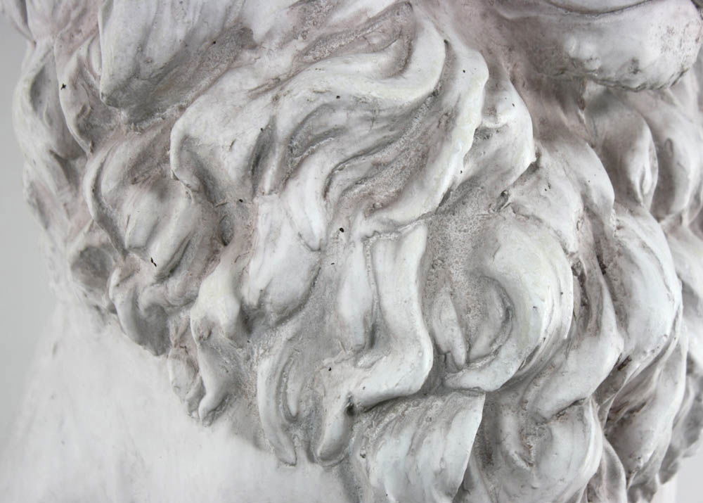 Stone Effect Sitting Lion Statue Stone Effect Sitting Lion Statue