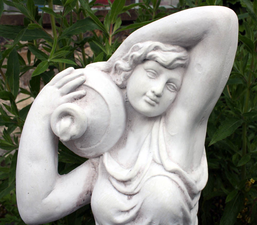 Stone Effect Lady With Urn Statue Stone Effect Lady With Urn Statue