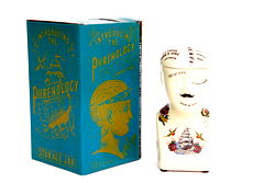 Ceramic Phrenology Head Storage Small Ceramic Phrenology Head Storage Small