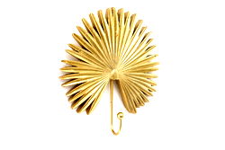 Gold Fan Wall Hook 19cm Gold Fan Wall Hook 19cm