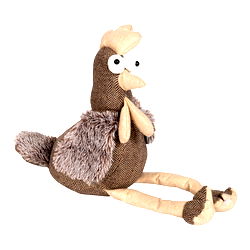 Brown Chicken Fabric Doorstop 36cm Brown Chicken Fabric Doorstop 36cm