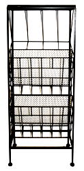 Floor Standing 2 Section Magazine Rack Floor Standing 2 Section Magazine Rack