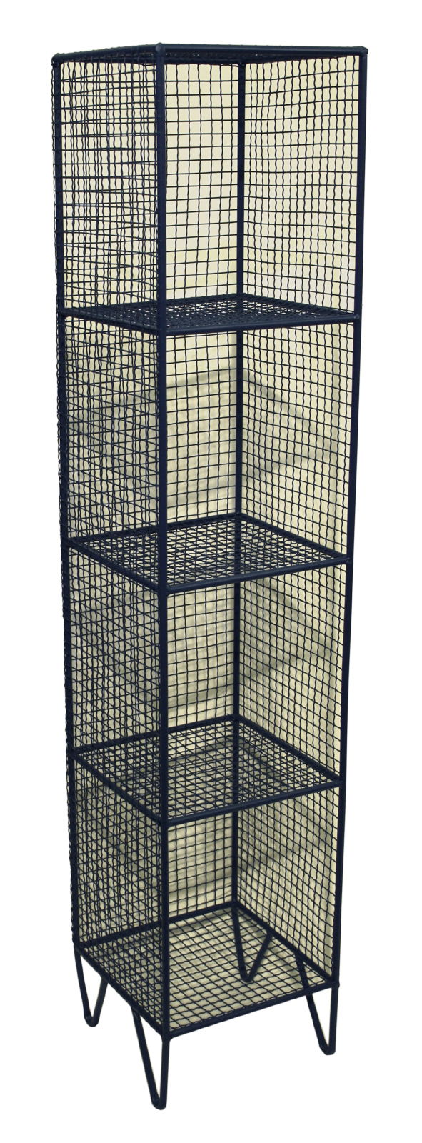 4 Tier Square Shelf Unit Blue 4 Tier Square Shelf Unit Blue