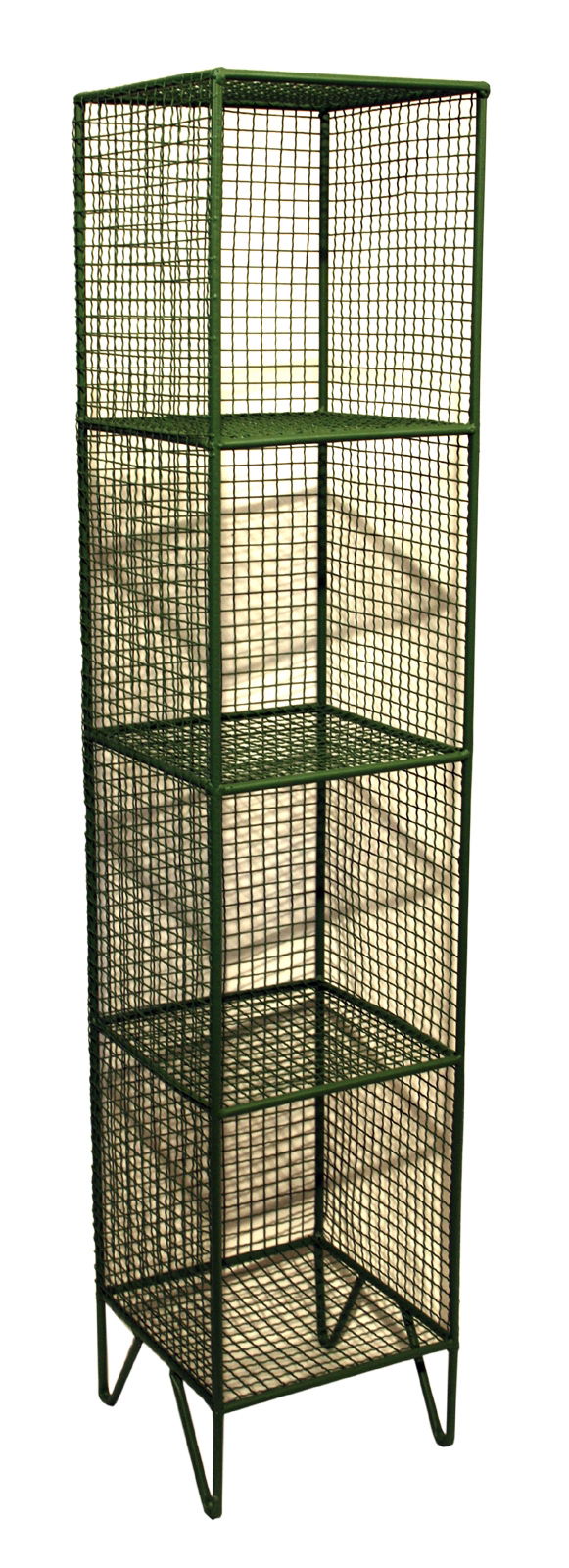 4 Tier Square Shelf Unit Green 4 Tier Square Shelf Unit Green