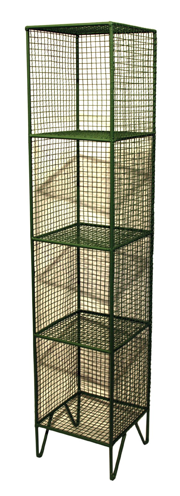 4 Tier Square Shelf Unit Green 4 Tier Square Shelf Unit Green