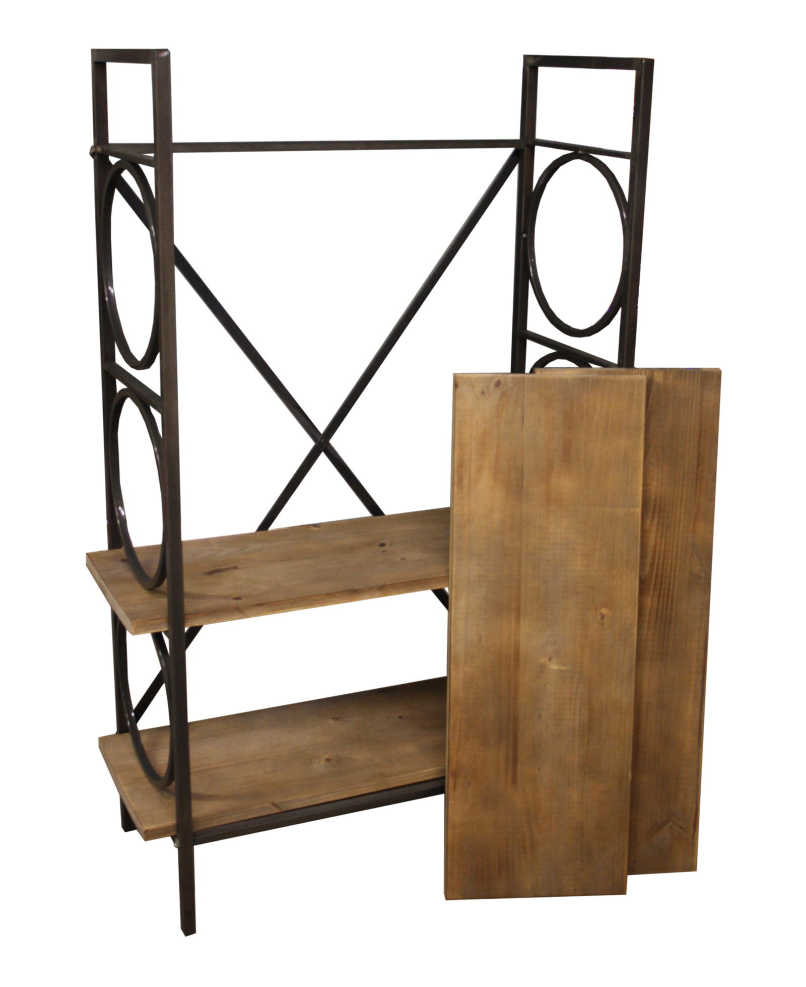 Industrial Style Free Standing Shelving Unit, 4 Shelves Industrial Style Free Standing Shelving Unit, 4 Shelves
