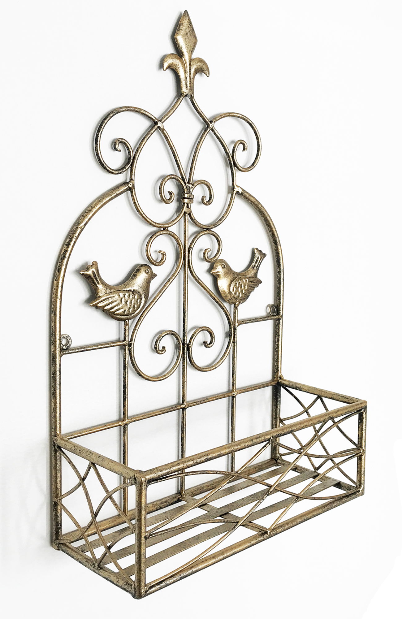 Large Gold Wall Planter Large Gold Wall Planter