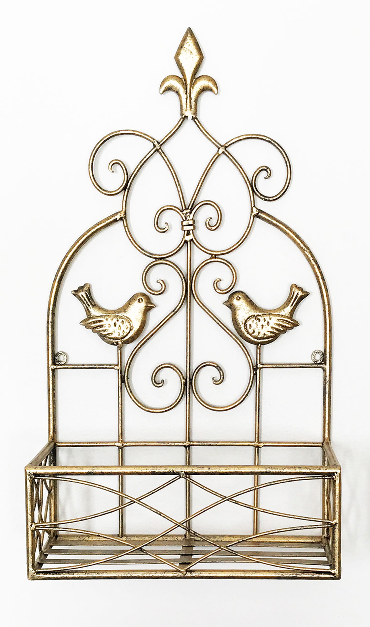 Large Gold Wall Planter Large Gold Wall Planter